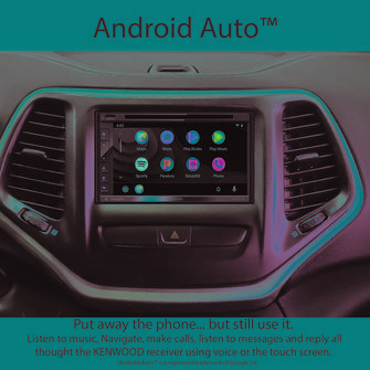 Kenwood DNX577S Double-Din Unit with Android Auto Capability 